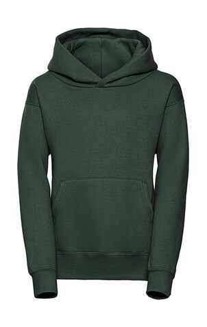 Russell Europe Kids` Hooded Sweat, Bottle Green, M (116/5-6) bedrucken, Art.-Nr. 278005404