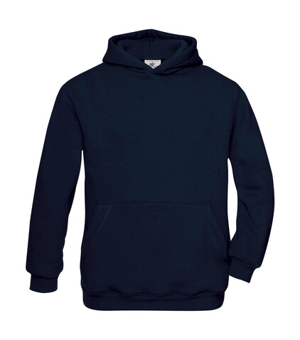 B &amp; C Hooded/kids Sweat, Navy, 9/11 (134/146) bedrucken, Art.-Nr. 278422006