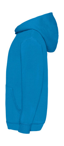 Fruit of the Loom Kids` Classic Hooded Sweat, Sky Blue, 128 (7-8) bedrucken, Art.-Nr. 280013205