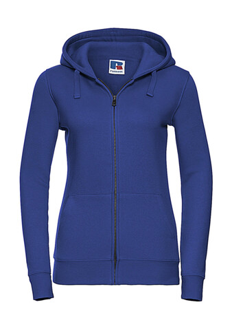 Russell Europe Ladies` Authentic Zipped Hood, Bright Royal, L bedrucken, Art.-Nr. 283003065