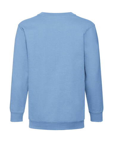 Fruit of the Loom Kids` Classic Set-In Sweat, Sky Blue, 164 (14-15) bedrucken, Art.-Nr. 287013208