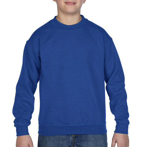 Gildan Heavy Blend Youth Crewneck Sweat, Royal, S (116/128) bedrucken, Art.-Nr. 288093003