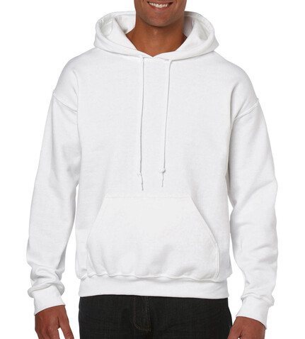 Gildan Heavy Blend Adult Hooded Sweatshirt, White, 3XL bedrucken, Art.-Nr. 290090008