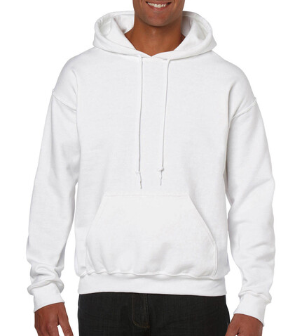 Gildan Heavy Blend Adult Hooded Sweatshirt, White, 5XL bedrucken, Art.-Nr. 290090000