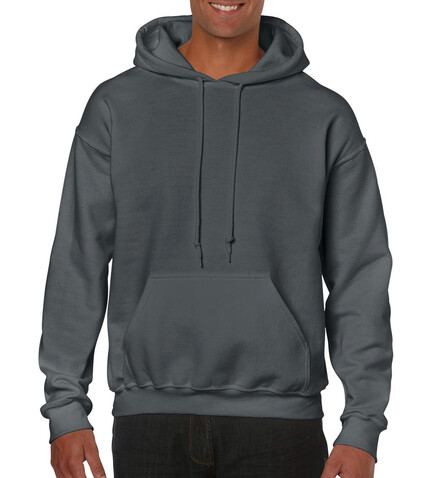 Gildan Heavy Blend Adult Hooded Sweatshirt, Charcoal, L bedrucken, Art.-Nr. 290091305