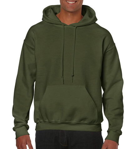 Gildan Heavy Blend Adult Hooded Sweatshirt, Military Green, 3XL bedrucken, Art.-Nr. 290095068