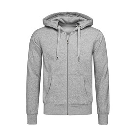 Stedman Sweat Jacket Select, Grey Heather, S bedrucken, Art.-Nr. 294051233