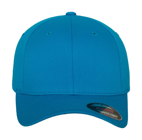 Flexfit Wooly Combed Cap, Hawaiian Ocean, S/M (54-58cm) bedrucken, Art.-Nr. 301683141