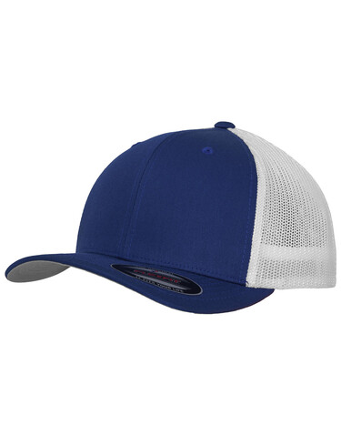 Flexfit Mesh Trucker 2-Tone Cap, Red/White, L/XL bedrucken, Art.-Nr. 303684502