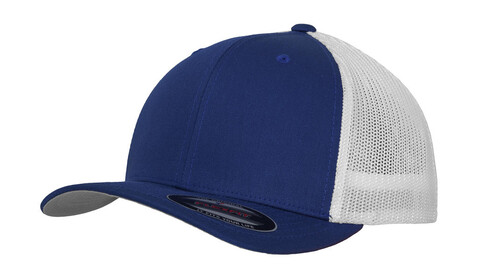 Flexfit Mesh Trucker 2-Tone Cap, Red/White, L/XL bedrucken, Art.-Nr. 303684502