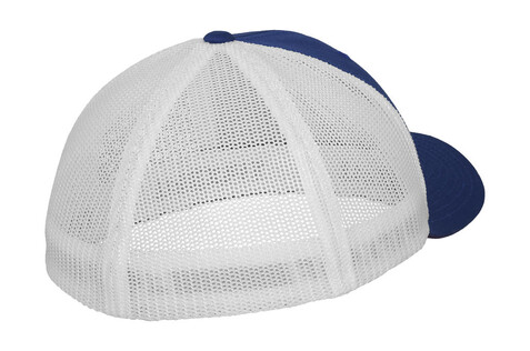 Flexfit Mesh Trucker 2-Tone Cap, Black/White, One Size bedrucken, Art.-Nr. 303681500