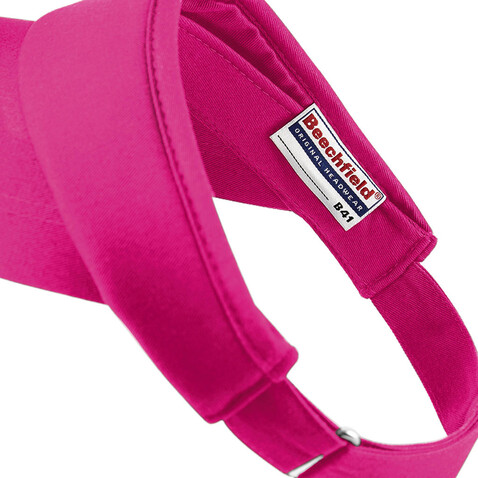 Beechfield Sports Visor, Black, One Size bedrucken, Art.-Nr. 306691010