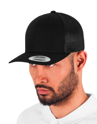 Yupoong Retro Trucker, Silver, One Size bedrucken, Art.-Nr. 306737140