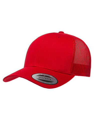 Yupoong Retro Trucker, Cranberry, One Size bedrucken, Art.-Nr. 306734280