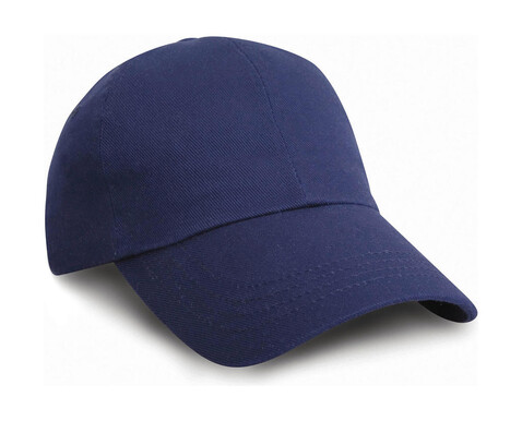 Result Caps Heavy Cotton Drill Cap, Navy, One Size bedrucken, Art.-Nr. 310342000