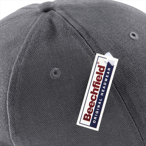 Beechfield Pro-Style Heavy Brushed Cotton Cap, Olive Green, One Size bedrucken, Art.-Nr. 312695300