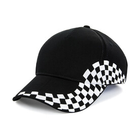 Beechfield Grand Prix Cap, Black, One Size bedrucken, Art.-Nr. 316691010