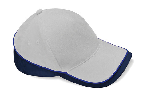 Beechfield Teamwear Competition Cap, French Navy/Bright Royal/White, One Size bedrucken, Art.-Nr. 317692860