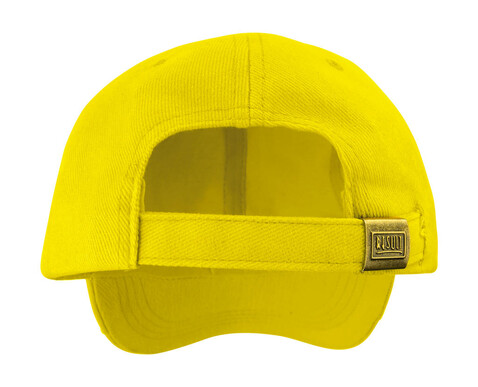 Result Caps Junior Low Profil Cotton Cap, Yellow, One Size bedrucken, Art.-Nr. 318346000