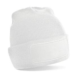 Beechfield Original Patch Beanie, White, One Size bedrucken, Art.-Nr. 319690000 Beechfield Original Patch Beanie, White, One Size bedrucken, Art.-Nr. 319690000