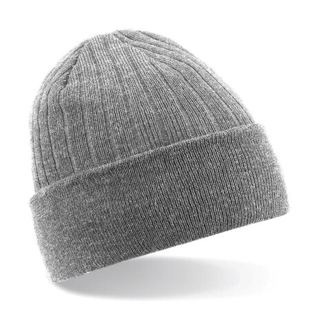 Beechfield Thinsulate™ Beanie, Heather Grey, One Size bedrucken, Art.-Nr. 320691230