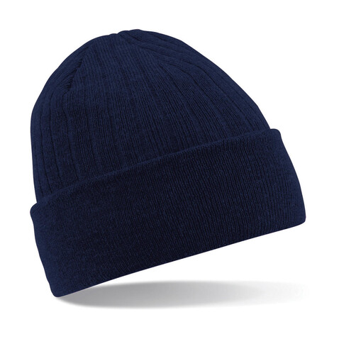 Beechfield Thinsulate™ Beanie, French Navy, One Size bedrucken, Art.-Nr. 320692010