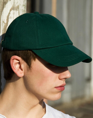 Result Caps Low Profile Brushed Cotton Cap, Forest Green, One Size bedrucken, Art.-Nr. 324345410