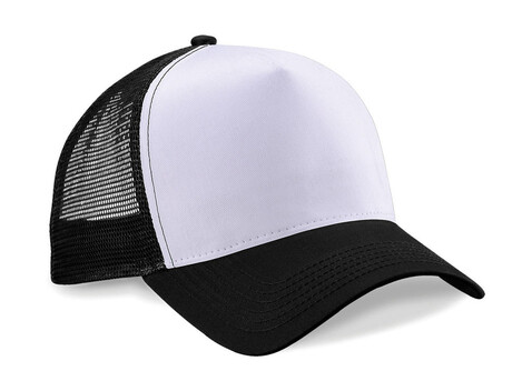 Beechfield Snapback Trucker, Black/White, One Size bedrucken, Art.-Nr. 328691500