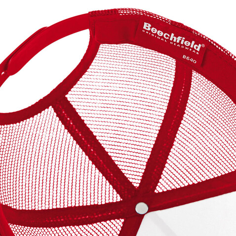 Beechfield Snapback Trucker, Black/Grey, One Size bedrucken, Art.-Nr. 328691510