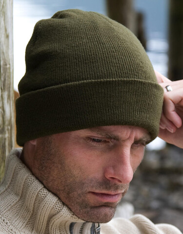 Result Lightweight Thinsulate Hat, Olive, One Size bedrucken, Art.-Nr. 333335300