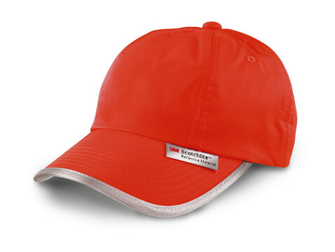 Result Caps Reflective Cap, Fluorescent Orange, One Size bedrucken, Art.-Nr. 335344050