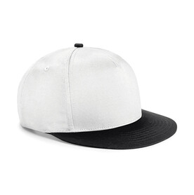 Beechfield Youth Size Snapback, White/Black, One Size bedrucken, Art.-Nr. 356690560 Beechfield Youth Size Snapback, White/Black, One Size bedrucken, Art.-Nr. 356690560