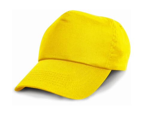 Result Caps Kids Baseball Cap, Yellow, One Size bedrucken, Art.-Nr. 358346000