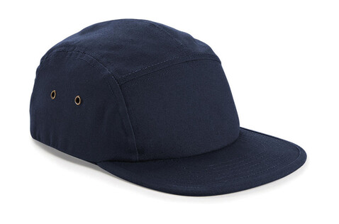 Beechfield Canvas 5 Panel Cap, Navy, One Size bedrucken, Art.-Nr. 359692000