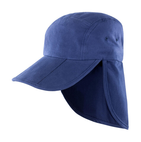 Result Caps Fold Up Legionnaire Cap, Royal, One Size bedrucken, Art.-Nr. 376343000