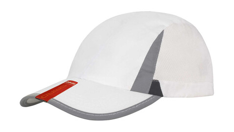 Result Caps Spiro Sport Cap, White/Black, One Size bedrucken, Art.-Nr. 386340560