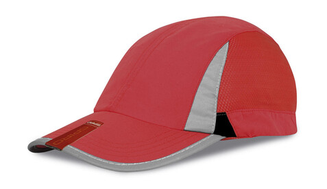 Result Caps Spiro Sport Cap, Red/Black, One Size bedrucken, Art.-Nr. 386344510