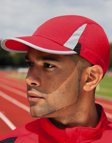 Result Caps Spiro Sport Cap, Orange/Black, One Size bedrucken, Art.-Nr. 386344610