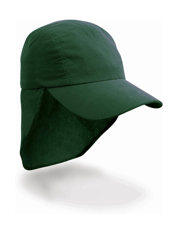 Result Caps Junior Ulti Legionnaire Cap, Bottle Green, One Size bedrucken, Art.-Nr. 392345400