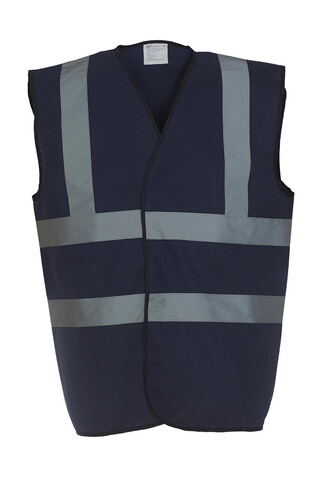 Yoko Fluo 2 Band+Brace Waistcoat, Navy, 2XL bedrucken, Art.-Nr. 402772007