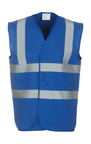 Yoko Fluo 2 Band+Brace Waistcoat, Royal Blue, 3XL bedrucken, Art.-Nr. 402773008