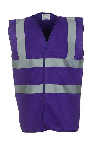 Yoko Fluo 2 Band+Brace Waistcoat, Purple, 2XL bedrucken, Art.-Nr. 402773497