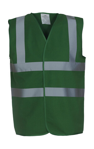 Yoko Fluo 2 Band+Brace Waistcoat, Paramedic Green, M bedrucken, Art.-Nr. 402775344