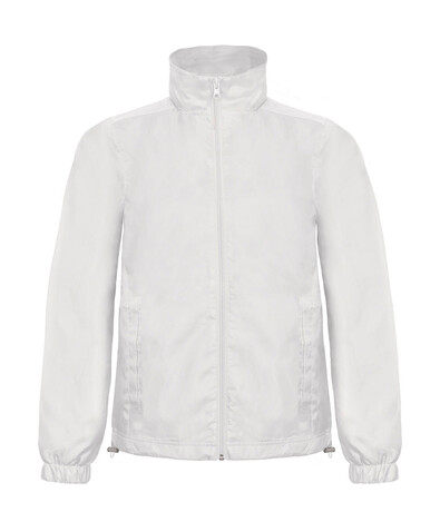 B &amp; C ID.601 Midseason Windbreaker, White, 3XL bedrucken, Art.-Nr. 405420008