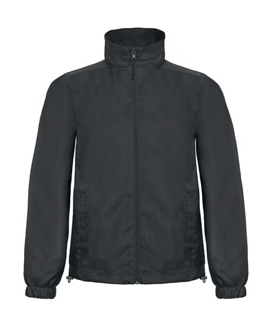 B &amp; C ID.601 Midseason Windbreaker, Dark Grey, L bedrucken, Art.-Nr. 405421285