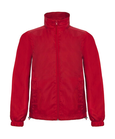 B &amp; C ID.601 Midseason Windbreaker, Red, XL bedrucken, Art.-Nr. 405424006