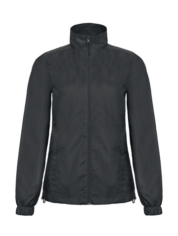 B &amp; C ID.601/women Midseason Windbreaker, Dark Grey, S bedrucken, Art.-Nr. 406421283