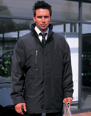 Result City Executive Jacket, Black, 3XL bedrucken, Art.-Nr. 408331018