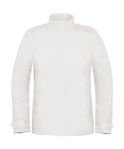 B &amp; C Real+/women Heavy Weight Jacket, White, XL bedrucken, Art.-Nr. 408420006