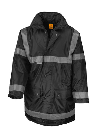 Result Management Coat, Black, S bedrucken, Art.-Nr. 410331013